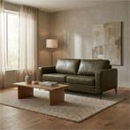 Leren bank Match - 2,5 zits, Huis en Inrichting, 150 tot 200 cm, Nieuw, Ophalen of Verzenden, Modern