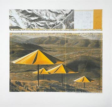 Christo (after) - The Umbrellas (USA) - Domberger licensed