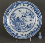 Kangxi (1662-1722) - Bord - Taoist Scholars in Pavilion