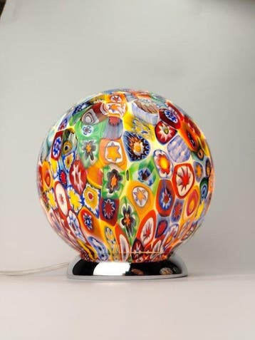 Lampe de table - Verre de Murano - Lampe de table Murrine
