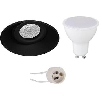 Pragmi Nivas Pro 4W LED Spot Set - Kantelbare Ronde Inbouwsp, Huis en Inrichting, Verzenden, Nieuw