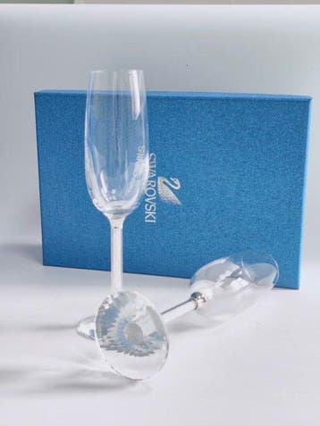 Swarovski - Wijnglas (2) - Swarovski-kristal - Swarovski