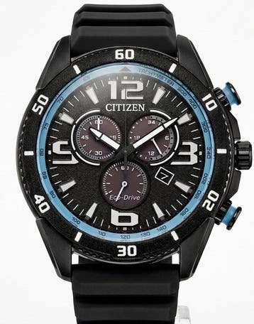Citizen - Citizen Mens Brycen Chronograph Black Eco-Drive -