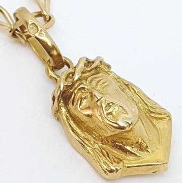 Ketting met hanger - 18 karaat Geel goud