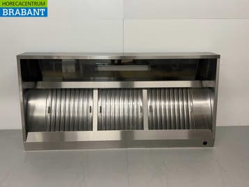 RVS Afzuigkap Dampkap met lamellen filters Premium-line 200, Ophalen of Verzenden, Nieuw