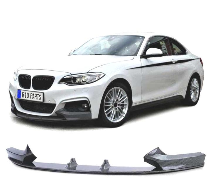 SPOILER LAME AVANT BMW F22 F23 LOOK M PERFORMANCE 235I CARBO, Auto-onderdelen, Carrosserie, Verzenden