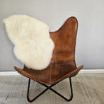 Stoel - Butterfly stoel (3107) - Leder, Metaal