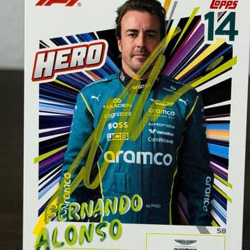 Aston Martin - topps n° 58 Hero - Fernando Alonso - 2026 -