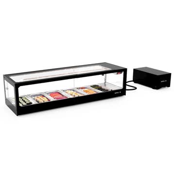 Sushivitrine | LOGIC | Zwart | 6x 1/3 GN | 0°C/+4°C |, Verzenden, Nieuw in verpakking