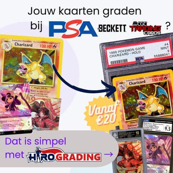 Laat je kaarten graden eenvoudig graden bij PSA, CGC of BGS!, Nieuw, Losse kaart