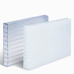 Polycarbonaat kanaalplaat 16 mm X structuur opaal, Benelux, Verzenden, Nieuw, Overige materialen, Minder dan 20 mm