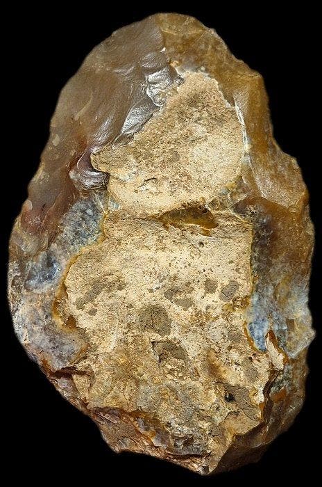 Paleolithisch Vuursteen Bifaciaal Mousterien gereedschap van, Collections, Minéraux & Fossiles