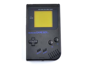 Gameboy Classic Black (Blue Letters), Consoles de jeu & Jeux vidéo, Consoles de jeu | Nintendo Game Boy, Verzenden