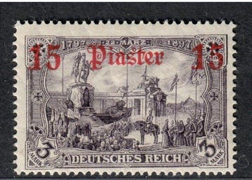 Duits postkantoor in Turkije 1905/1913 - DP Turkije Minr. 46, Gestempeld