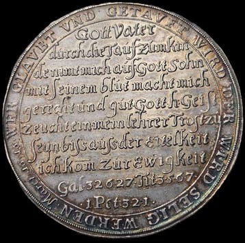 Germany, Harz Thaler (taler) Tauftaler XVII/XVIII cent.