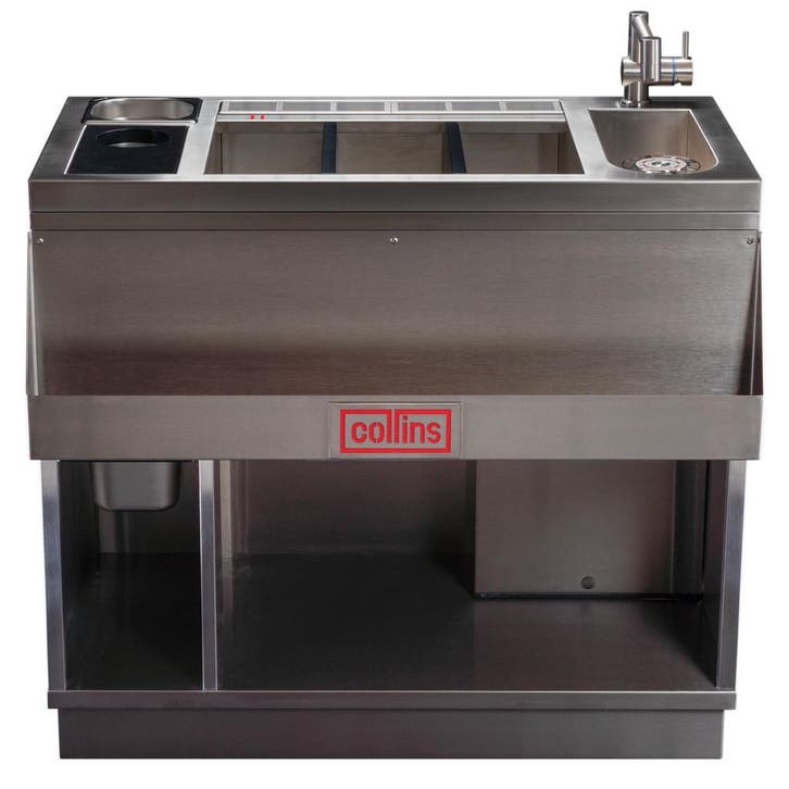 Bar-/Cocktailstation | RVS | MACH 1 | Onderbar | Spoelbak +, Articles professionnels, Horeca | Équipement de cuisine, Envoi