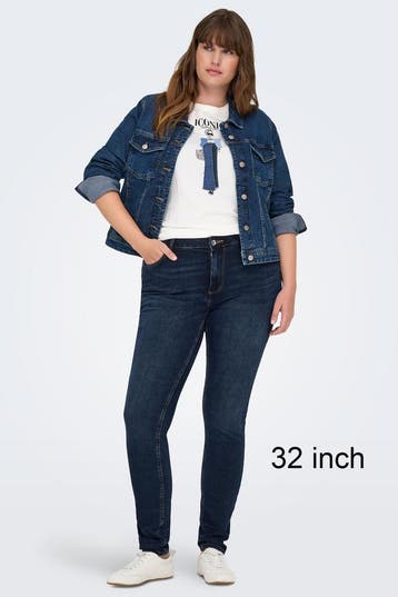 ONLY skinny jeans donkerblauw46Maat 46/48 (XL) of groter, Verzenden, Nieuw, Overige kleuren