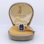 Anneau de bras - 18 carats Or blanc - 2.35ct. tw. Saphir -