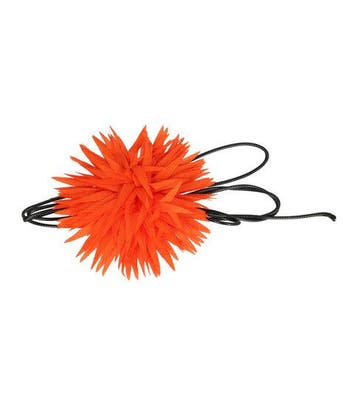 Haarband Bloem - Veter - Striklint - Oranje