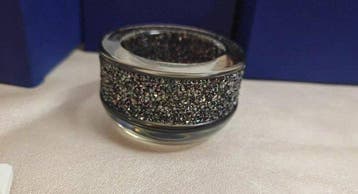 Swarovski - Figure - Shimmer Tea Light Gray - 5108876 -, Antiquités & Art, Curiosités & Brocante