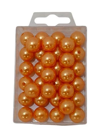 Parels Rijgparels WM 16 Oranje 14 mm