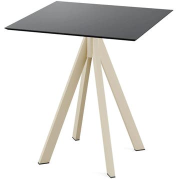 Inklapbare Tafel | INFINITY | HPL/RVS | Zwart Blad |, Verzenden, Nieuw in verpakking