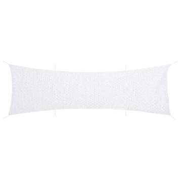 vidaXL Camouflagenet met opbergzak 706x140 cm wit, Verzenden