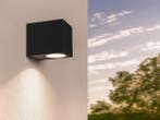 Veiling - 24x Wandlamp modern rechthoekig GU10 fitting zand, Tuin en Terras, Buitenverlichting, Nieuw