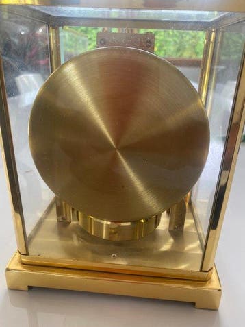 Pendule - Jaeger-LeCoultre - - Verguld brons - 1960-1970 -, Antiquités & Art, Antiquités | Horloges