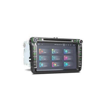 Autoradio Gps Android 10.0 Lcd Táctil 8  4K Volkswagen Vw Po, Verzenden, Nieuw