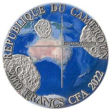 Cameroun. 2000 Francs 2022 50g Cameroon 2000 Francs CFA, Postzegels en Munten