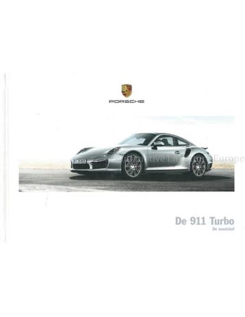 2015 PORSCHE 911 TURBO S HARDCOVER BROCHURE NEDERLANDS, Nieuw