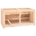 vidaXL Hamsterkooi 89,5x45x45 cm massief vurenhout, Animaux & Accessoires, Verzenden