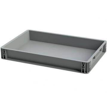 Stapelbak 600x400x50 mm euronorm grijs kunststof nieuw, Ophalen of Verzenden