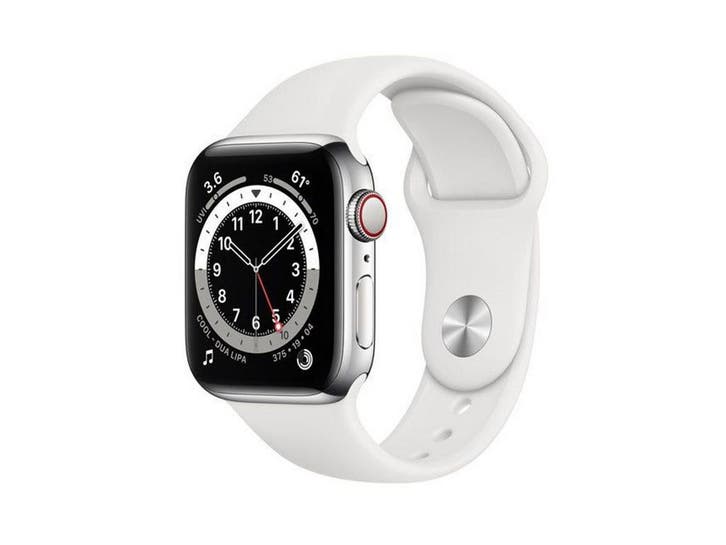 Apple Watch Series 6 - 40mm Cellular Roestvrij Staal -, Bijoux, Sacs & Beauté, Montres connectées, Envoi
