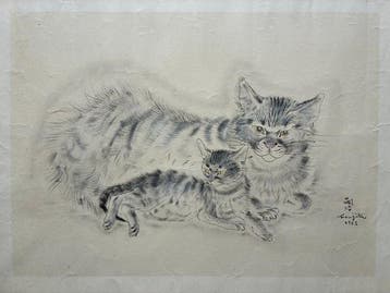 Léonard Tsuguharu Foujita (1886-1968) - Deux chats