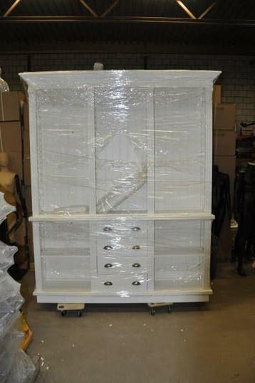 *TIP*  Witte winkelkast van 200 cm breed en 250 hoog, Ophalen of Verzenden