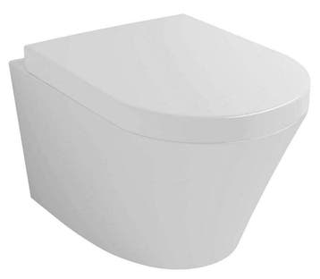 Vesta wandcloset 52cm + soft-close zitting wit, Ophalen of Verzenden