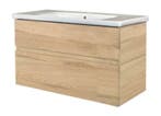 Quick-Greeploos meubel onderkast + wastafel 100 cm oceanic-A, Ophalen of Verzenden