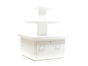 *TIP*  Zware hoogglans piramide tafel met lade, Zakelijke goederen, Ophalen of Verzenden