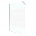 Sanifun douchewand Mannix 1000 x 2030 Z met stroken mat glas, Doe-het-zelf en Bouw, Sanitair, Ophalen of Verzenden, Nieuw, Douche