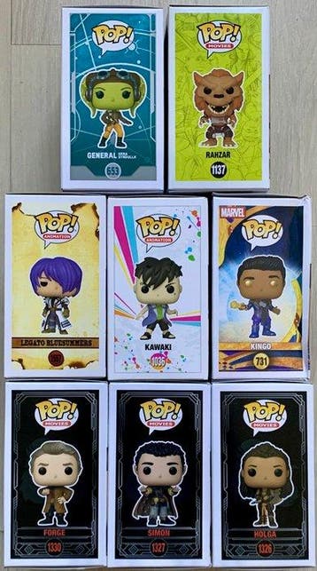 Funko - Funko Pop 8x Various Vinyl Figures/Bobbleheads