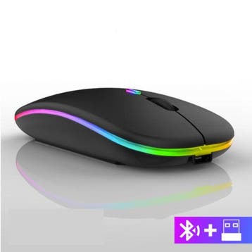 Draadloze RGB Muis - 2.4GHz / 1600DPI / Optisch /, Verzenden