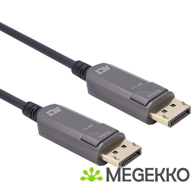 ACT 10 meter 8K DisplayPort 2.1 DP40 UHBR10 LSZH Active, Computers en Software, Overige Computers en Software, Nieuw, Verzenden