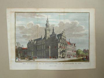 Pays-Bas - La Haye; Isaac Tirion - Het stadhuis van s, Nieuw