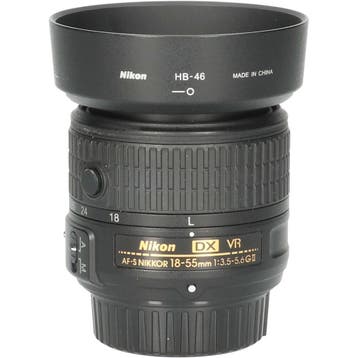 Tweedehands Nikon 18-55mm f/3.5-5.6G AF-S VR II CM0096, Ophalen of Verzenden, Gebruikt, Overige typen, Zoom