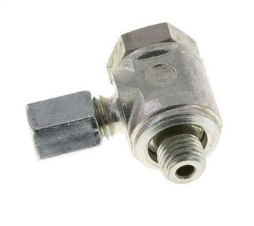 4LL & M8x1 Acier zingue Raccord articule coupant avec, Verzenden