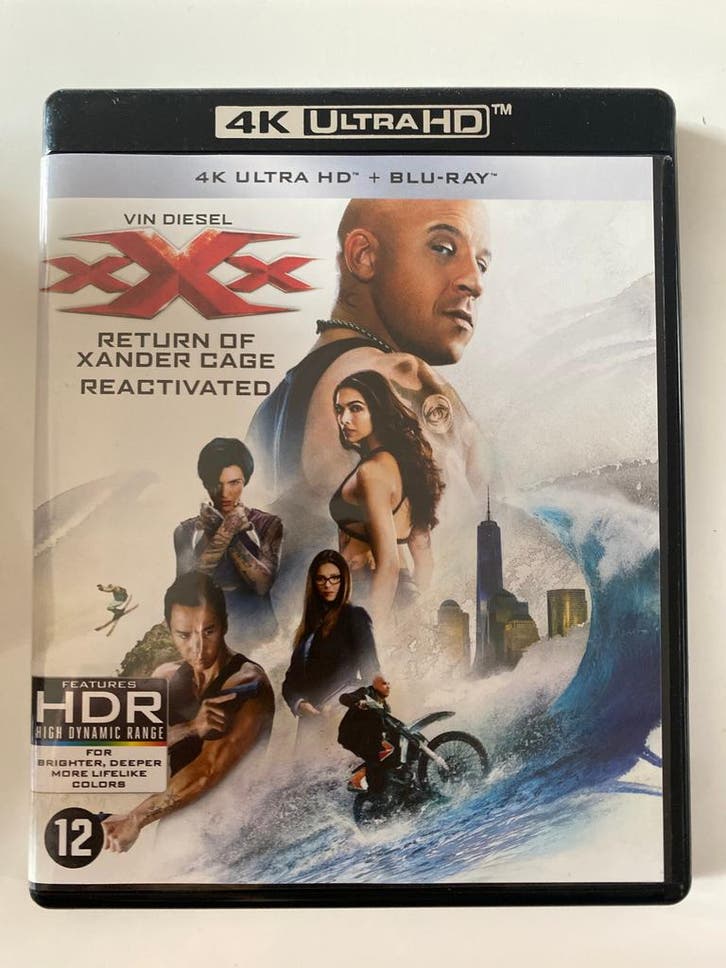 XXX: RETURN OF XANDER CAGE (4K ULTRA HD + BLURAY), Cd's en Dvd's, Blu-ray, Gebruikt
