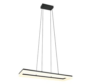 Trio CAMINO hanglamp | LED | mat zwart | 70 x 20 cm | IP20 |, Verzenden, Nieuw