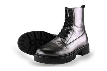 Muyters Veterboots Meisjes in maat 35 Zilver, Verzenden, Schoenen